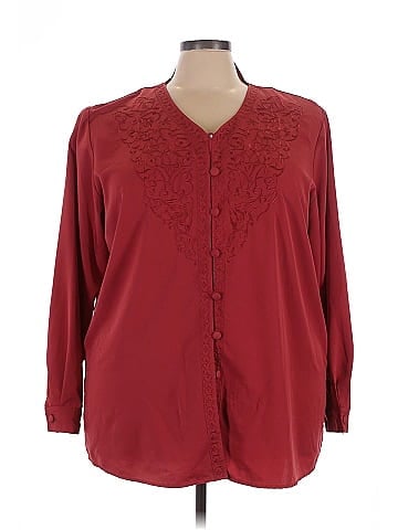 Worthington 3/4 Sleeve Blouse (view 1)