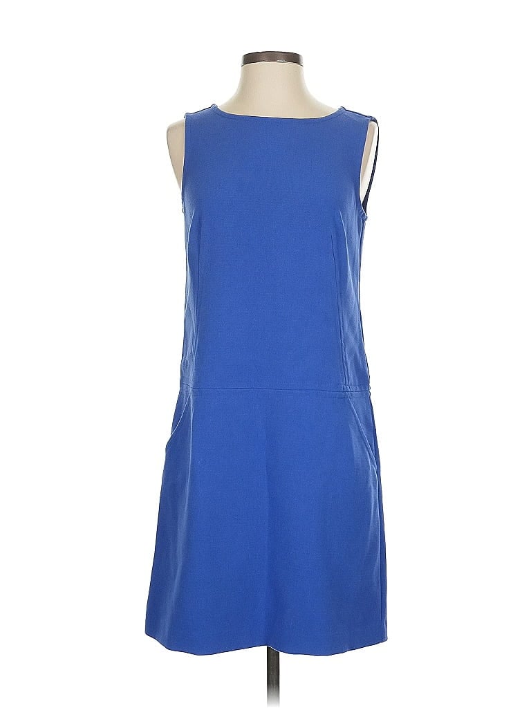 Pre-owned Ann Taylor Loft Outlet Casual Dress In Blue