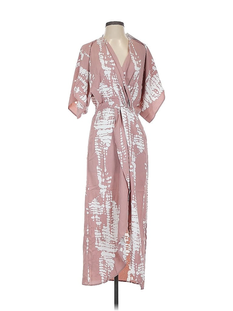 Lezat Casual Dress In Pink