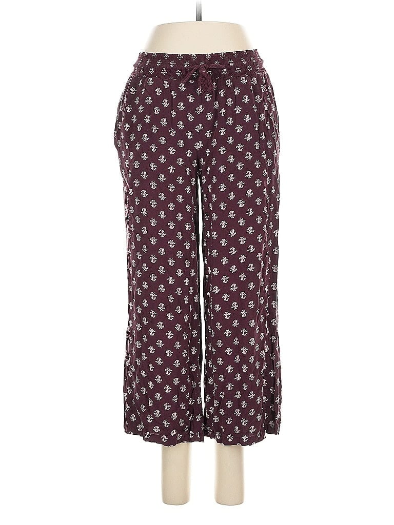 Pre-owned Aéropostale Casual Pants In Burgundy