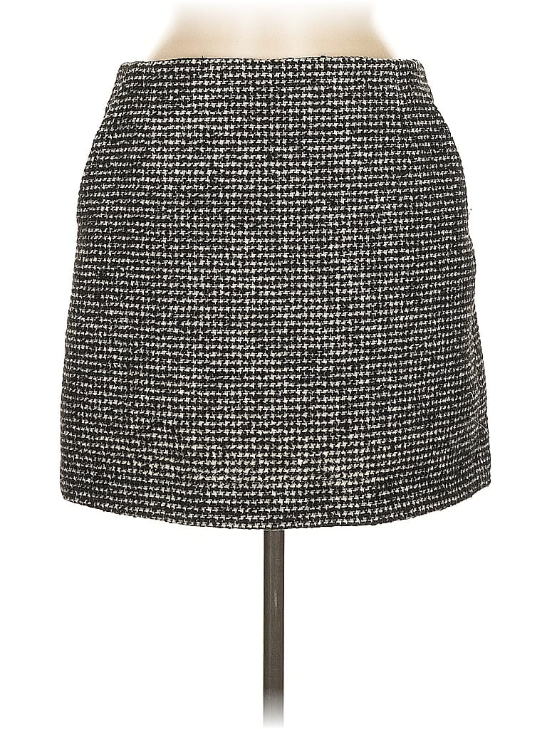 Pre-owned Uniqlo Casual Skirt In Gray