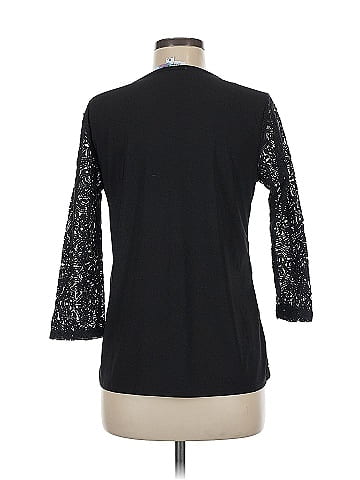 Indigo Rose 3/4 Sleeve Top (view 2)