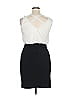 En Focus Studio Color Block Black Cocktail Dress Size 14 - photo 2