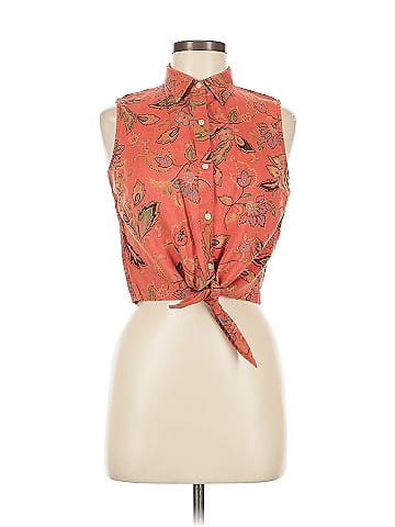 Jones New York Signature Sleeveless Button-Down Shirt (view 1)
