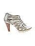 Sofft Metallic Silver Gold Heels Size 8 1/2 - photo 1