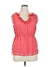 Odille Pink Sleeveless Blouse Size 14 - photo 1