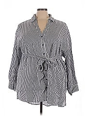 Lane Bryant 3/4 Sleeve Button Down Shirt