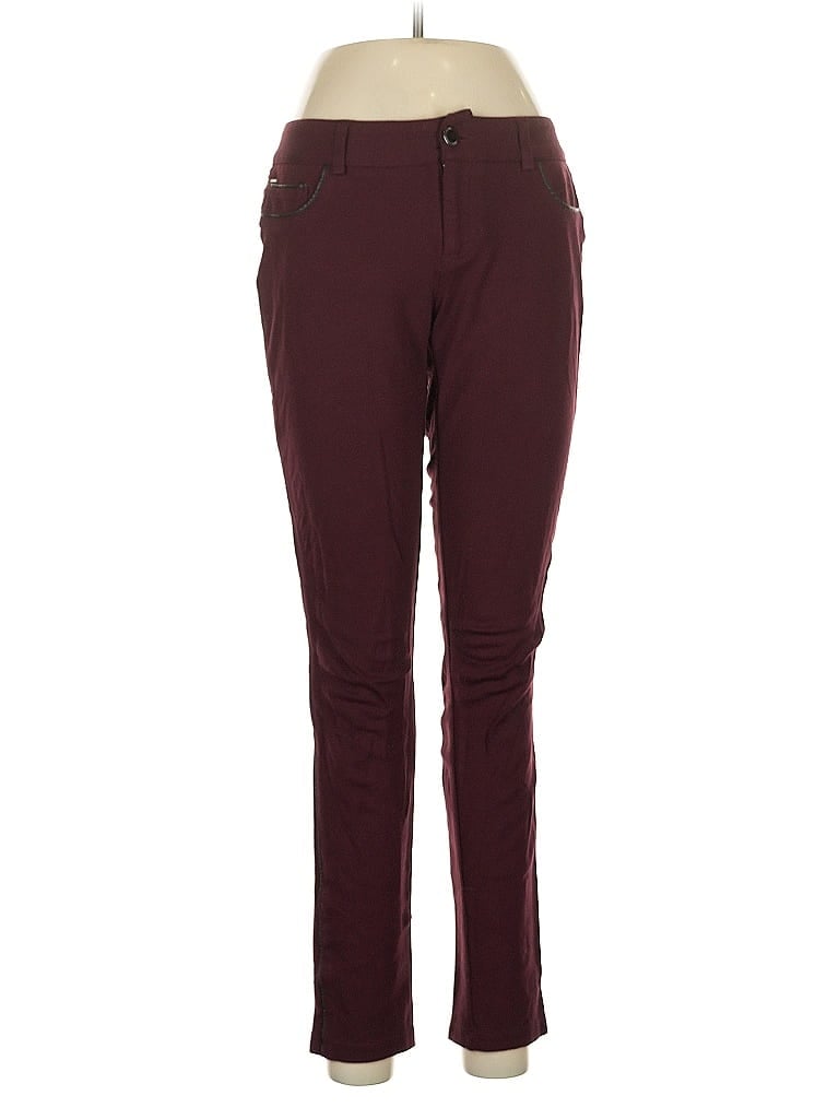 Pre-owned Maurices Casual Pants In Burgundy
