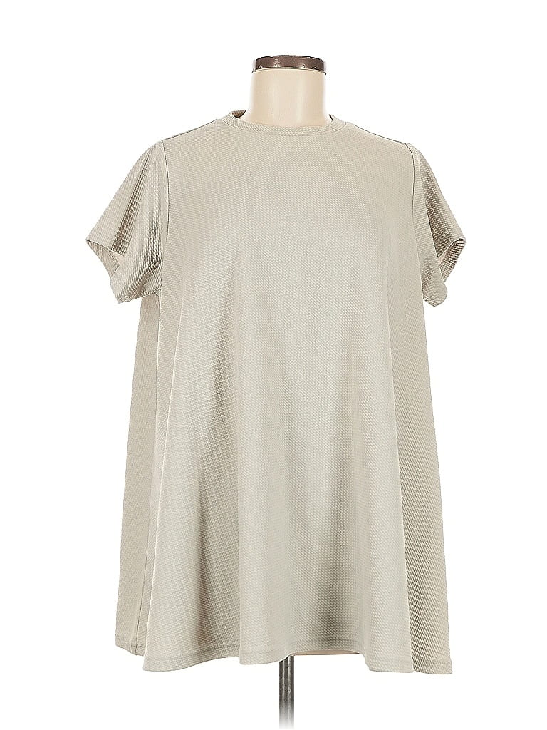 Pre-owned Unbranded Short Sleeve T-shirt In Brown