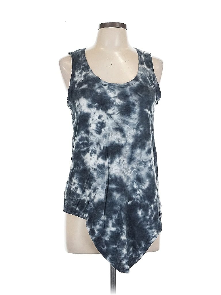 Pre-owned Sanctuary Tank Top Blue Plunge Neckline Tops