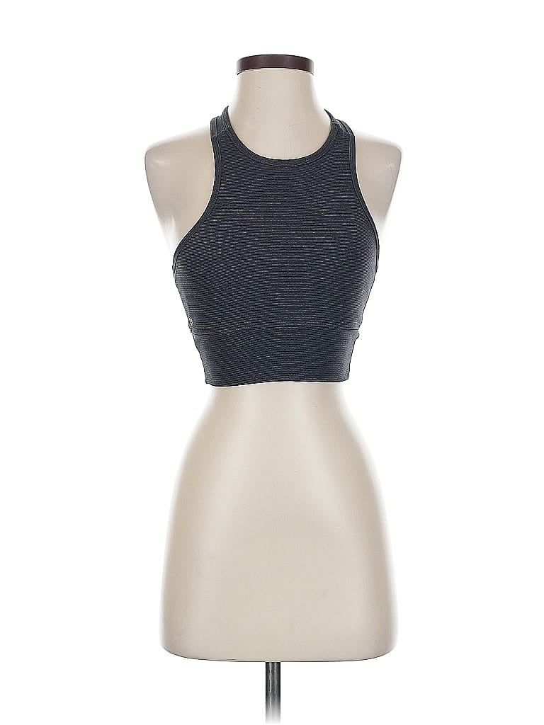 Pre-owned Strut This Tank Top Black Halter Neckline Tops