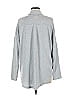 Lou & Grey Gray Long Sleeve Button-Down Shirt Size M - photo 2