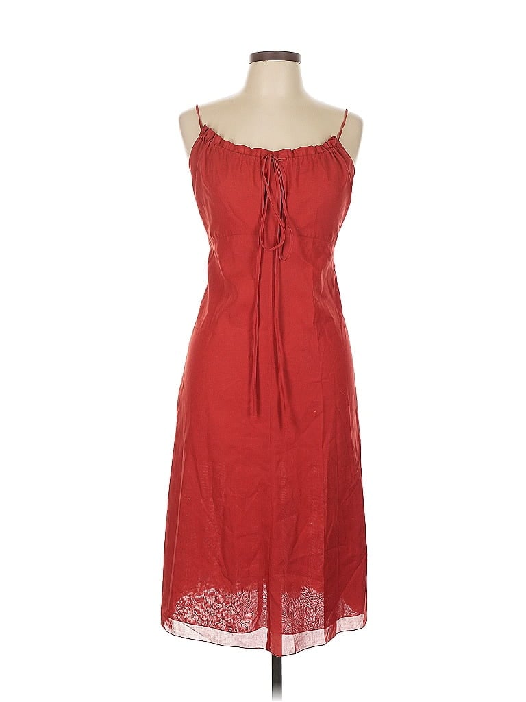 Akris Punto Red Casual Dress Size 10 - photo 1