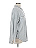Lou & Grey Gray Long Sleeve Button-Down Shirt Size M - photo 3