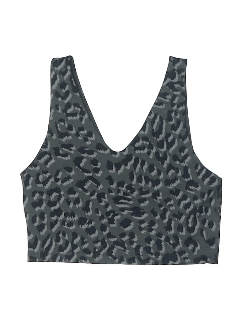 Pre-owned Offline By Aerie Swimsuit Top Gray Swimwear