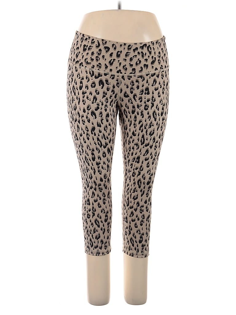 Pre-owned Active By Old Navy Leggings In Brown