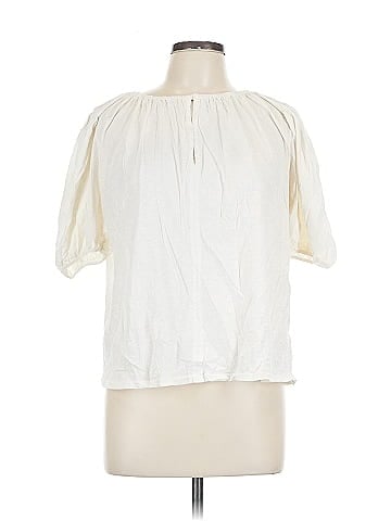Velvet Short Sleeve Blouse (view 1)