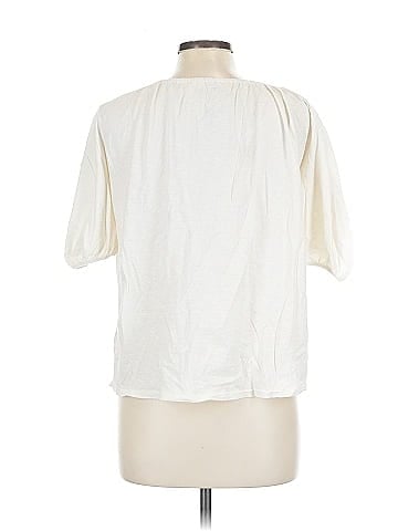 Velvet Short Sleeve Blouse (view 2)
