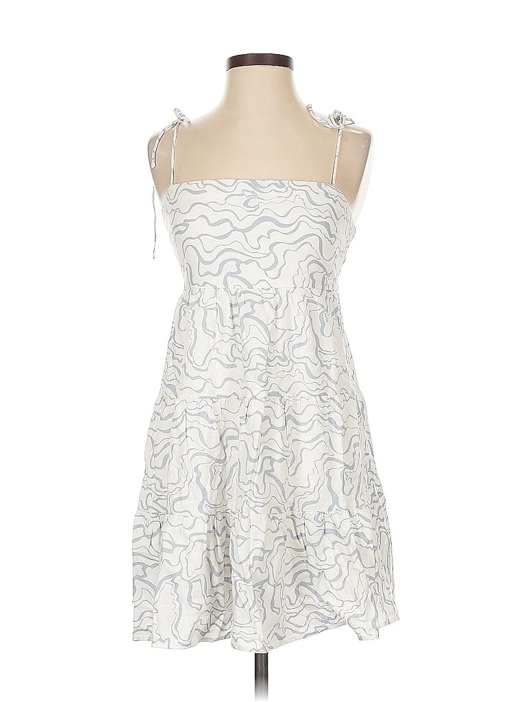 Pre-owned Abercrombie & Fitch Cocktail Dress In White