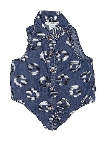 Guess Kids Sleeveless Button-Down Shirt (view 1)
