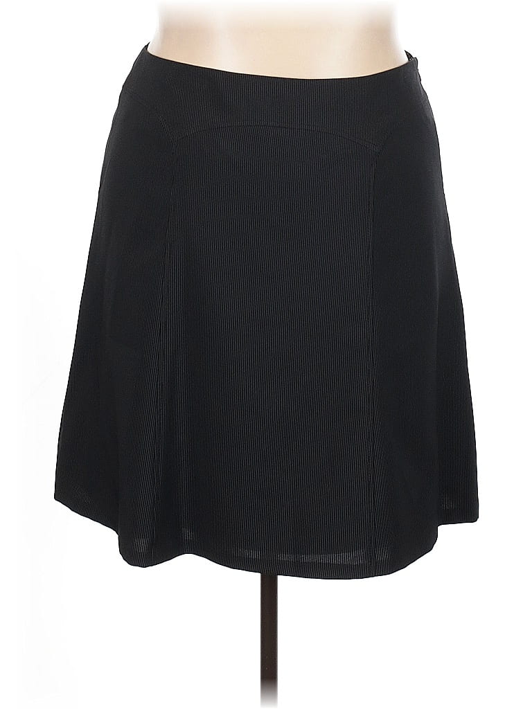 Tahari by ASL Solid Black Casual Skirt Size 18 - photo 1