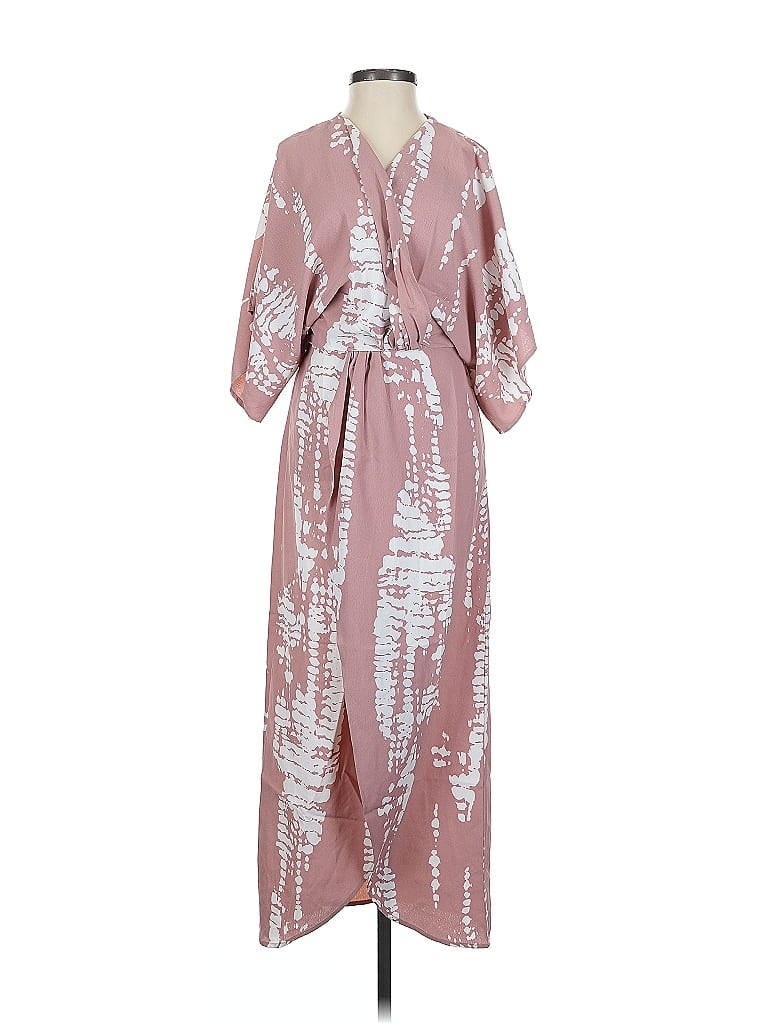 Lezat Casual Dress In Brown