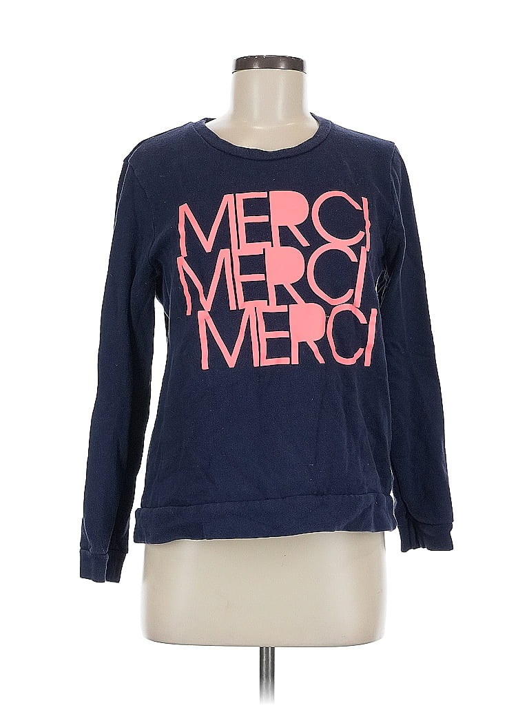 Pre-owned J.crew Factory Store Sweatshirt In Blue