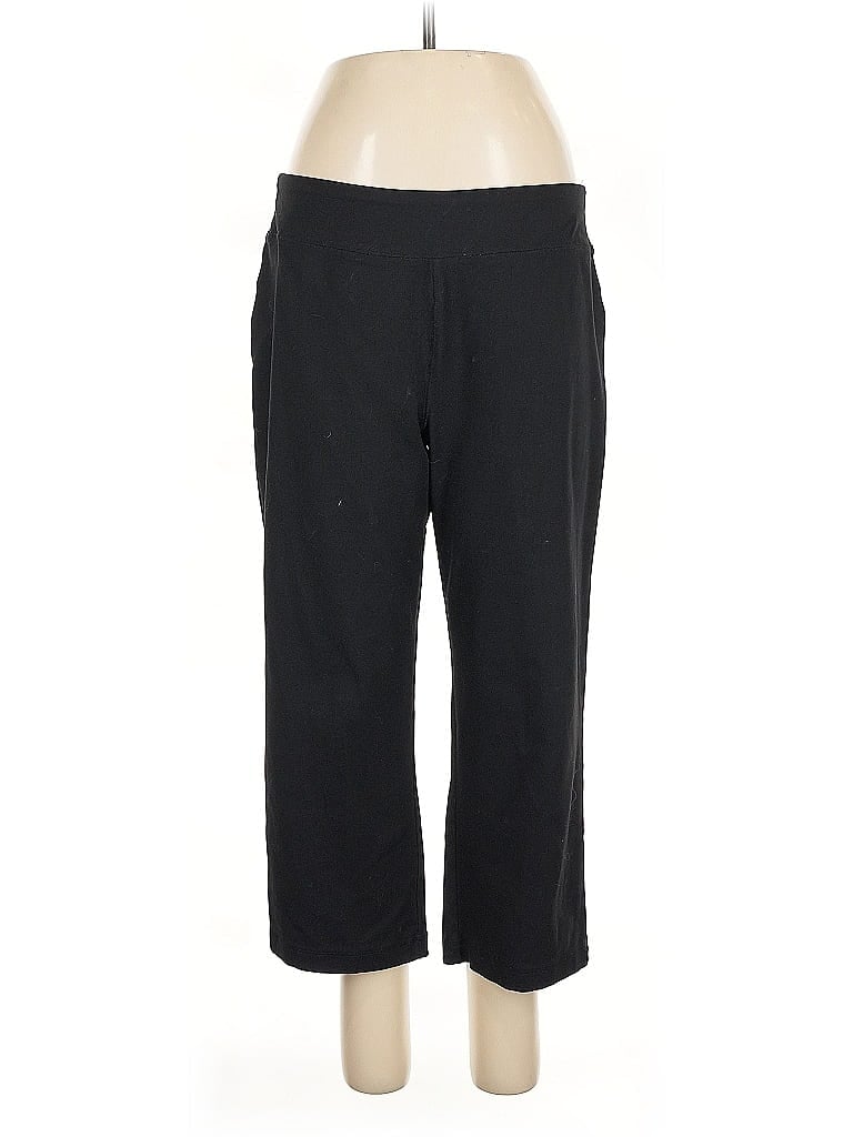 Pre-owned Lands' End Active Pants In Black