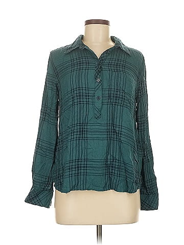 Cosmic Blue Love Long Sleeve Blouse (view 1)