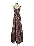 A.L.C. 100% Cotton Paisley Gray Casual Dress Size 0 - photo 1