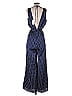 Finders 100% Polyester Polka Dots Blue Jumpsuit Size XS - photo 2