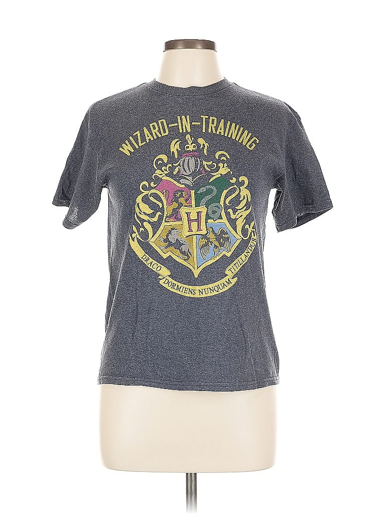 Harry Potter Gray Blue Short Sleeve T-Shirt Size L - photo 1