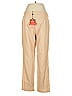 Unique21 100% Polyester Chevron-herringbone Tan Casual Pants Size 8 - photo 2