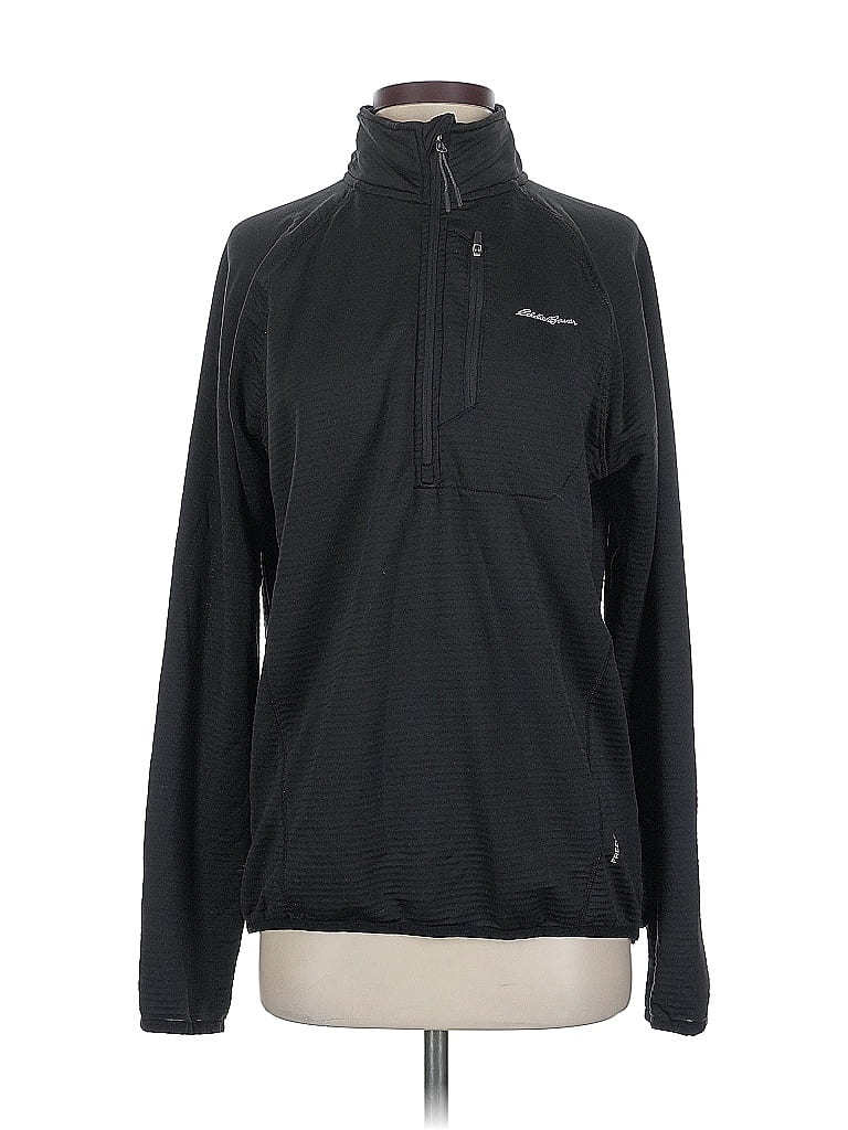 Pre-owned Eddie Bauer Pullover Sweater In Black