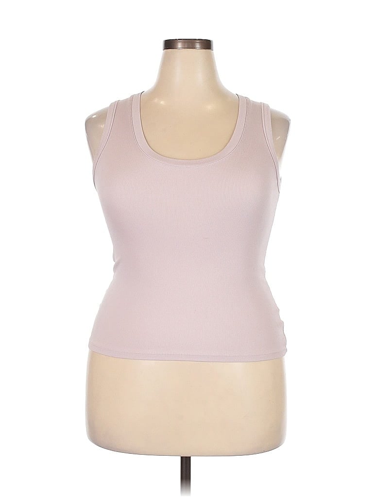 Pre-owned A New Day Tank Top Pink Halter Neckline Tops