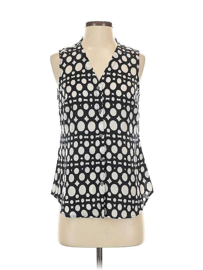 Pre-owned Banana Republic Sleeveless Blouse In Black