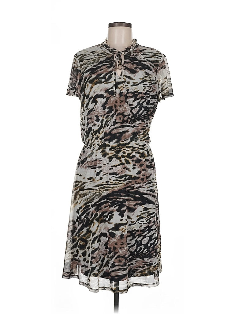 Pre-owned Apt. 9 Casual Dress In Gray