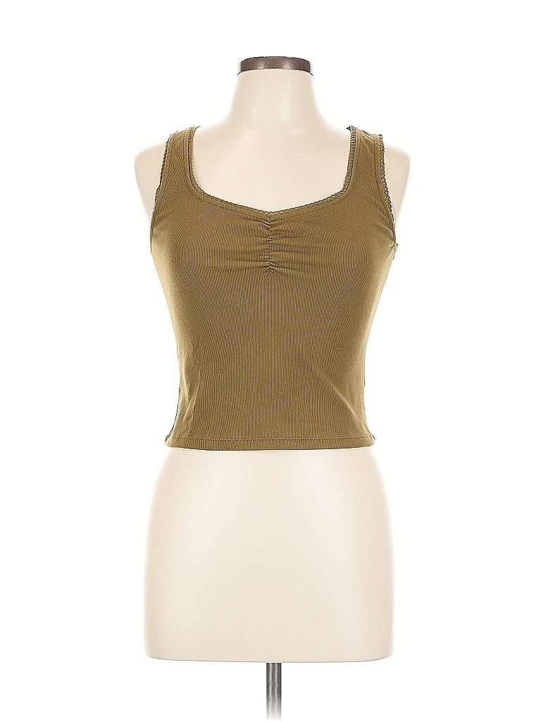 Pre-owned Old Navy Tank Top Brown Strapless Neckline Tops