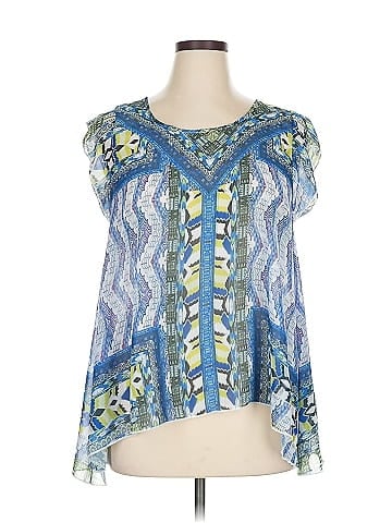 One World Short Sleeve Blouse (view 1)