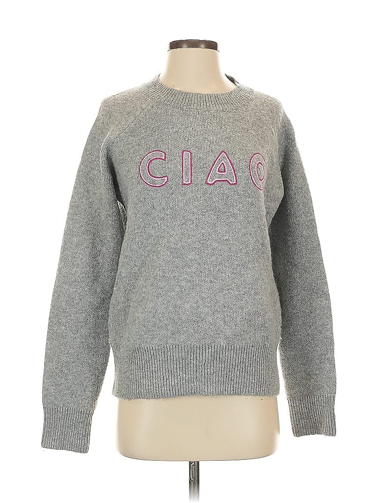 Pre-owned Bobeau Pullover Sweater In Gray