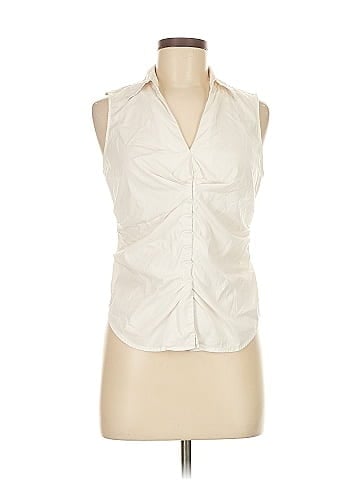 Express Design Studio Sleeveless Button-Down Shirt (view 1)