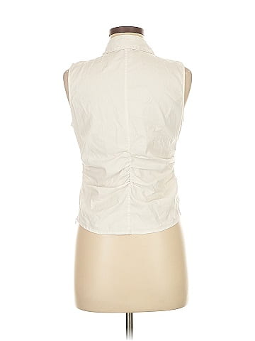 Express Design Studio Sleeveless Button-Down Shirt (view 2)