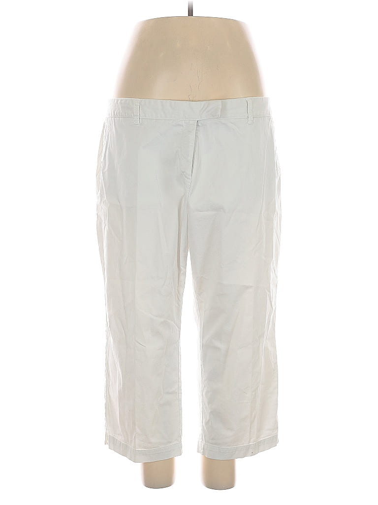 Pre-owned Charter Club Khaki Pant In White