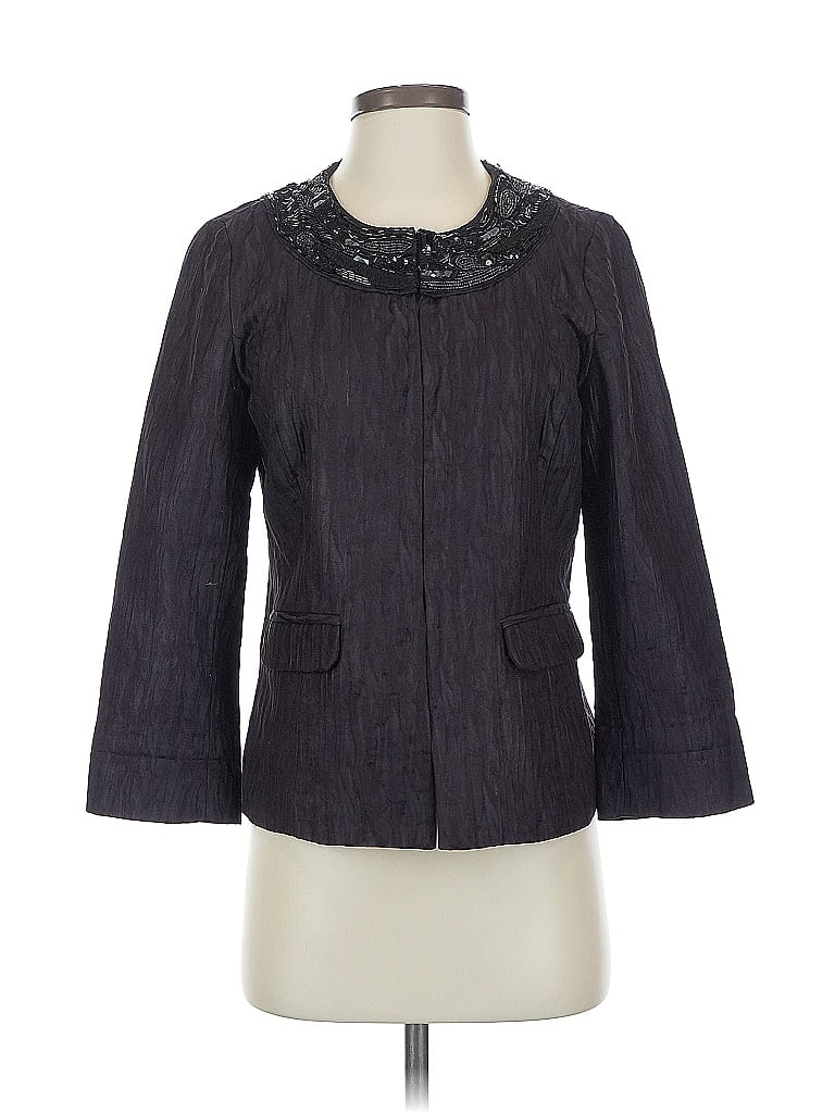 Pre-owned Chico's Blazer Jacket In Gray