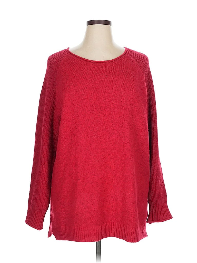 Terra & Sky Red Pullover Sweater Size 1X - photo 1
