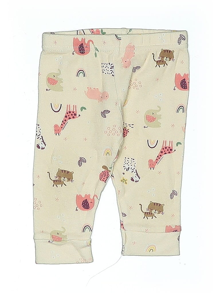 Pre-owned The Peanutshell Babies' Khaki Pant In White