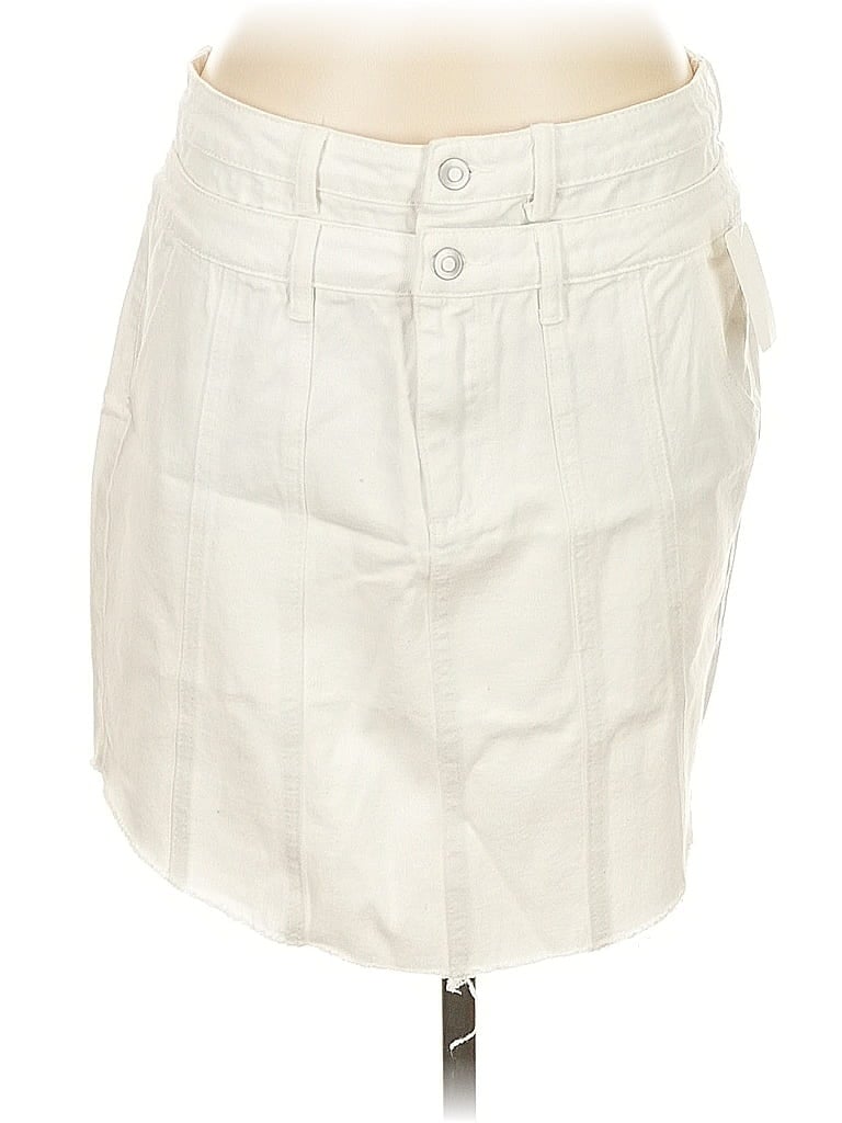 Renvy Casual Skirt In White