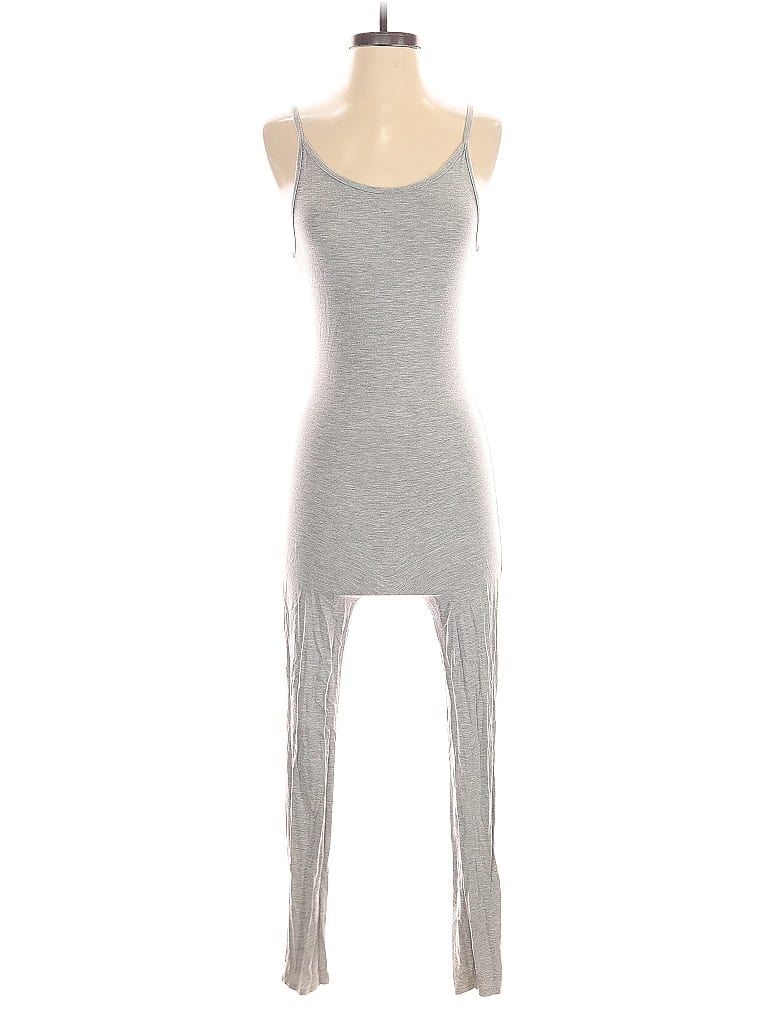 Pre-owned Fashion Nova Jumpsuit In Gray