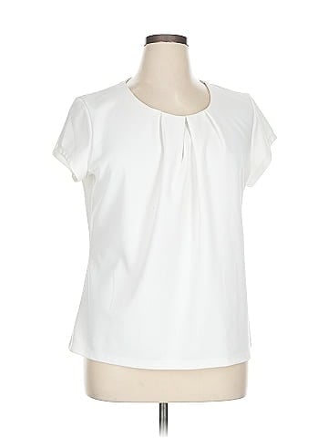 Liz Claiborne Career Short Sleeve Blouse (view 1)