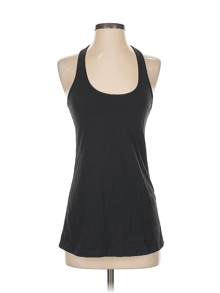 Click to view more detailed imagery on our partner's website Pre-owned Lululemon Athletica Tank Top Black Halter Neckline Tops
